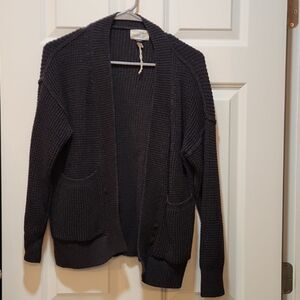 Women's Black Universal Threads Cardigan Sweater